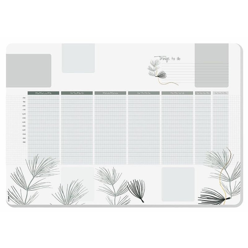 Пад за бюро Sigel Design - Nature, 59.5 x 41 см, 30 листа